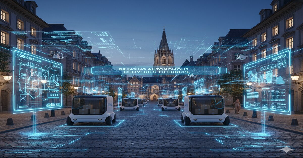 Goggo Network and Oxbotica to Bring Autonomous Deliveries to Europe