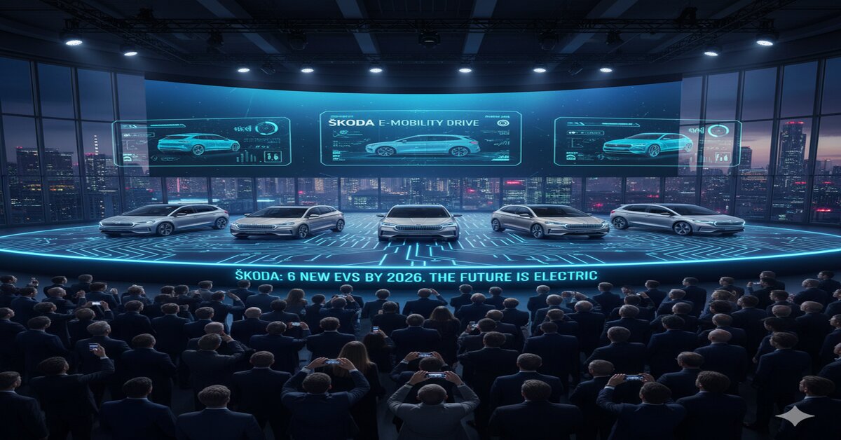 Škoda to Launch Six New Electric Vehicles by 2026