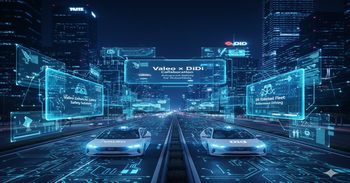 Valeo and DiDi Collaborate to Enhance Safety Solutions
