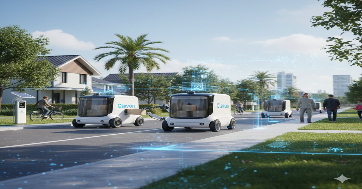 Clevon the Autonomous Delivery Startup Unveils Commercial Service in the US