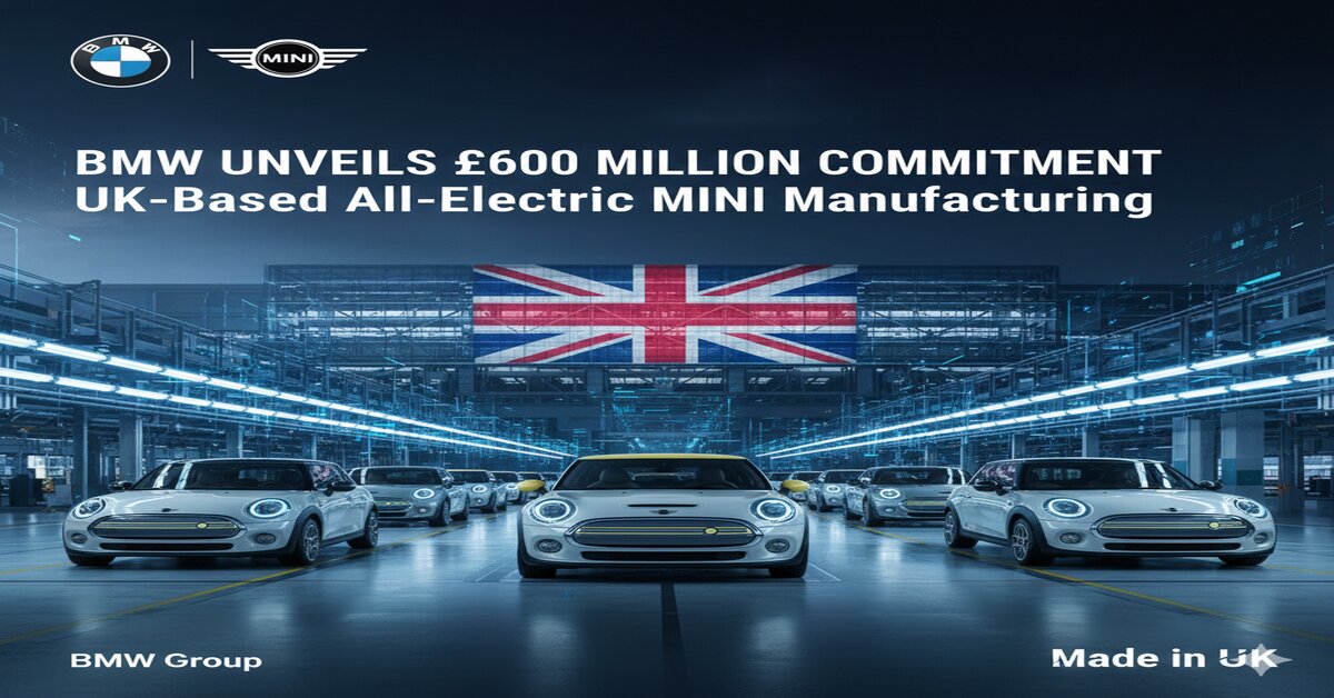 BMW partner with UK-Based All-Electric MINI Manufacturing