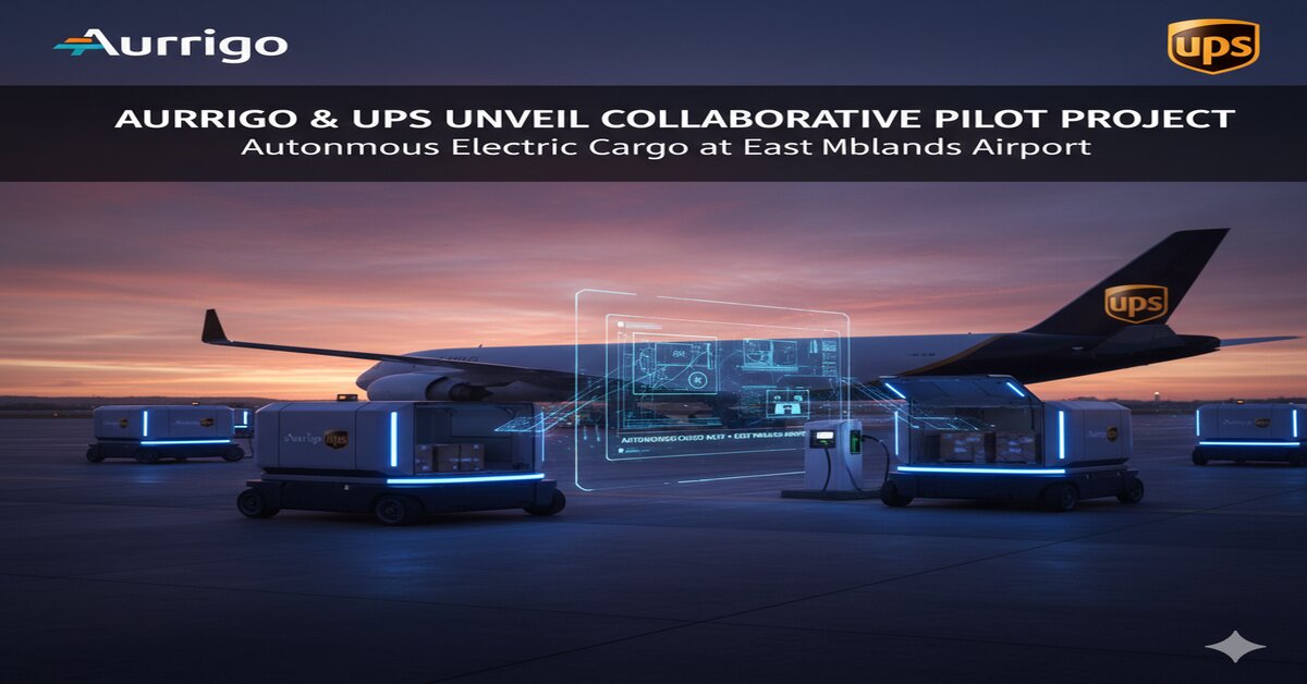 Aurrigo and UPS Unveil Collaborative Pilot Project