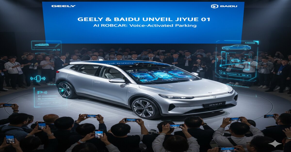 Geely and Baidu Unveil JiYue 01 ROBOCAR