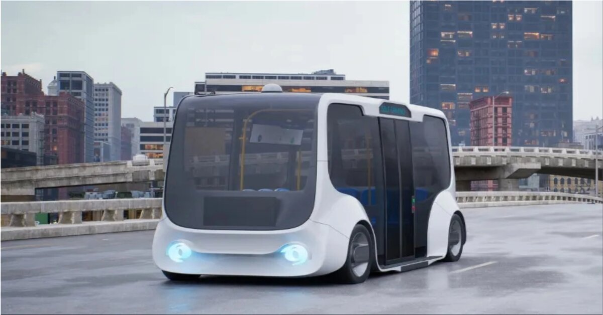 Autonomous eShuttle in city