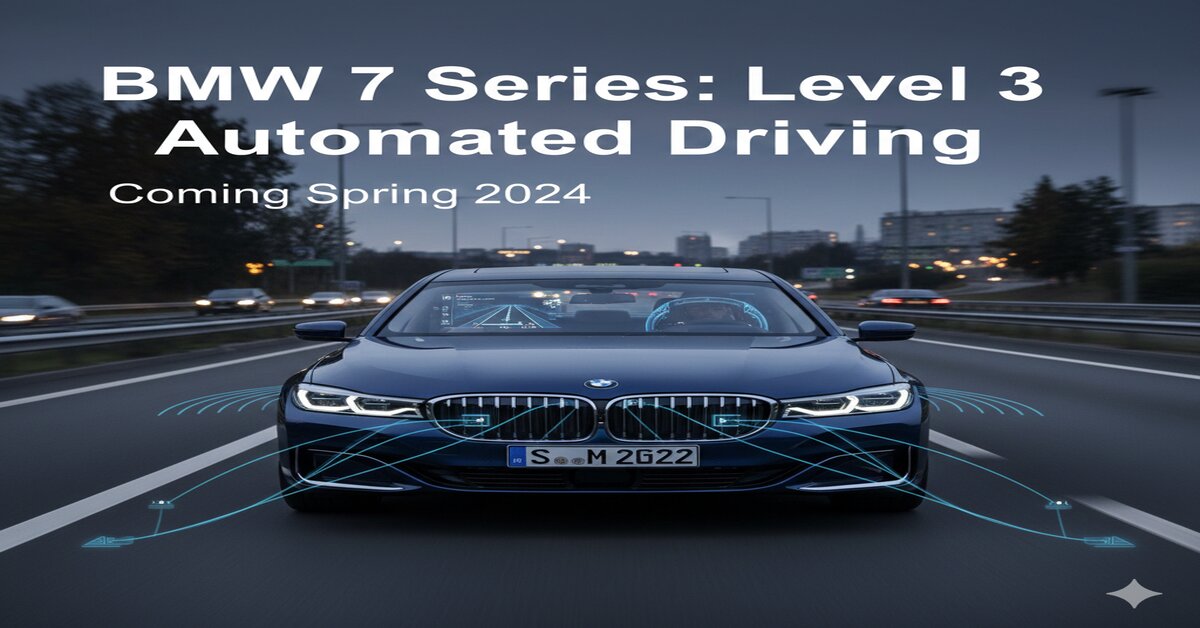 BMW 7 Series to Introduce Level 3 Automated Driving