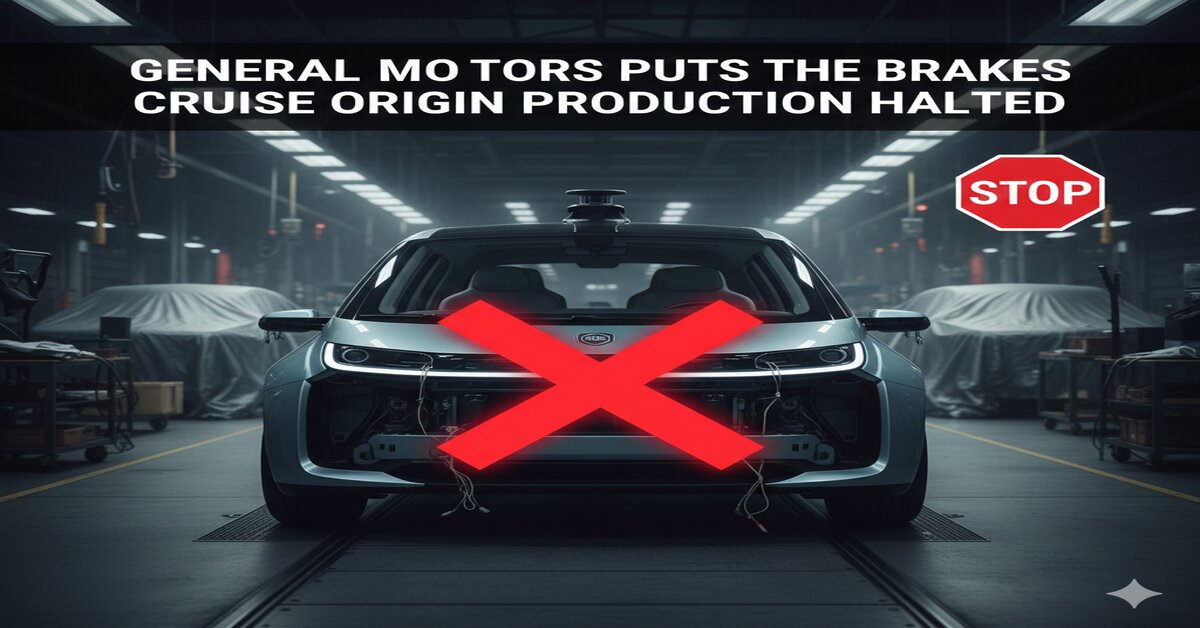 General Motors Puts the Brakes on Cruise Origin Robotaxi