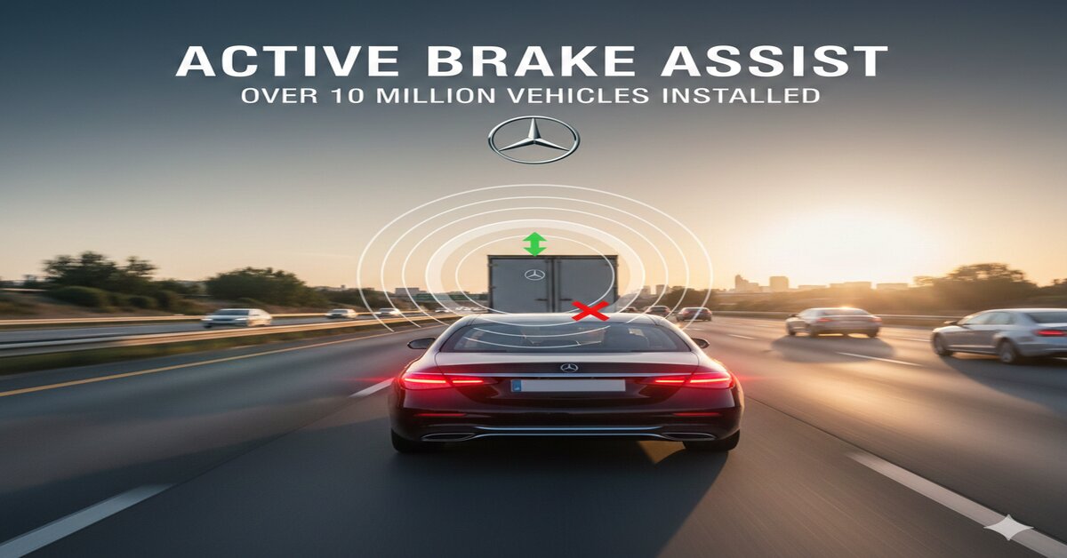 Active Brake Assist from Mercedes Installed