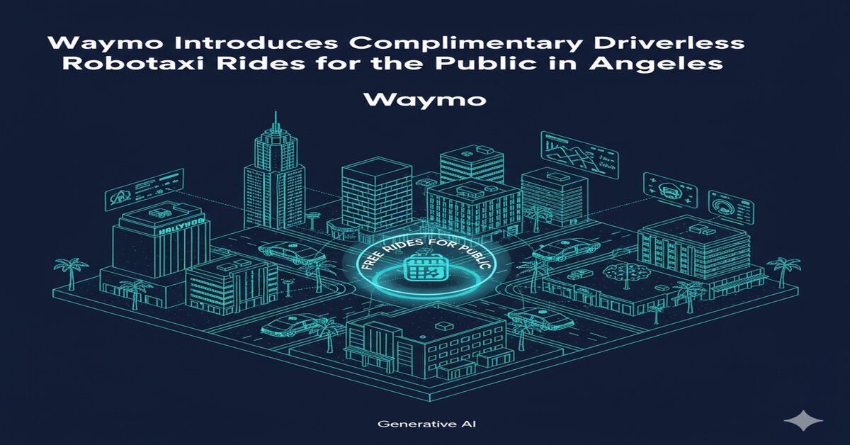 Waymo Introduces Complimentary Driverless Robotaxi Rides