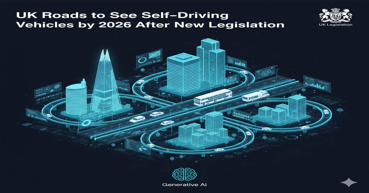 UK Roads to See Self-Driving Vehicles by 2026