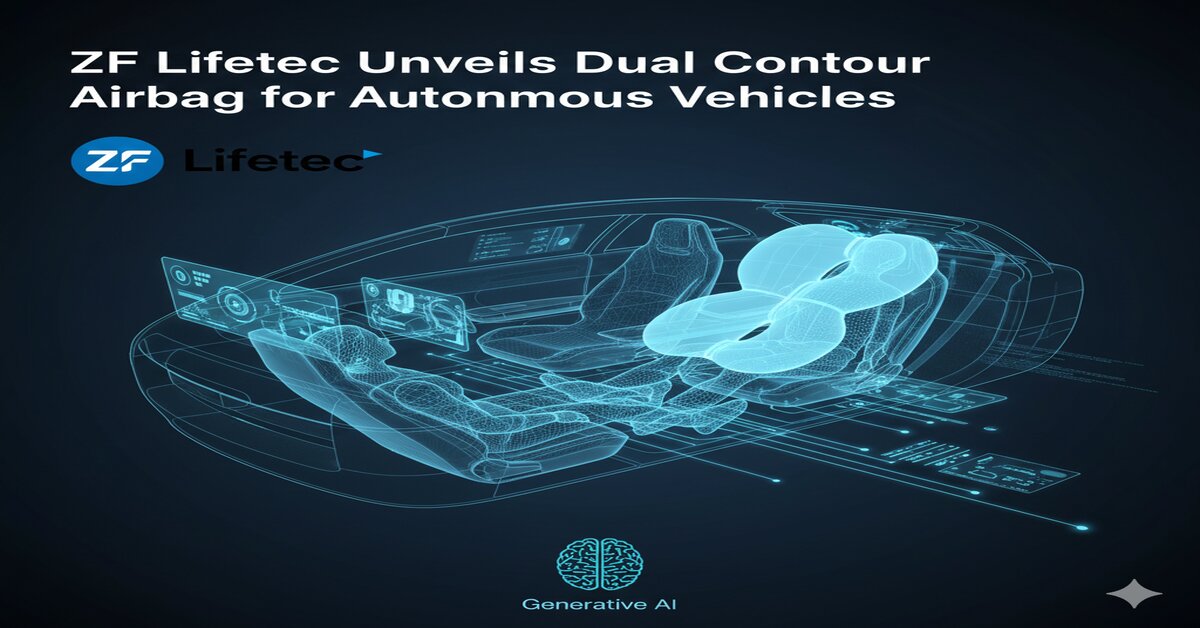 ZF Lifetec Unveils Dual Contour Airbag for Autonomous Vehicles