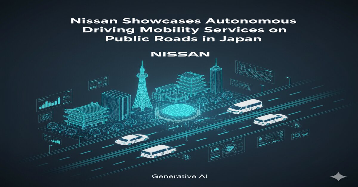 Nissan Showcases Autonomous Driving