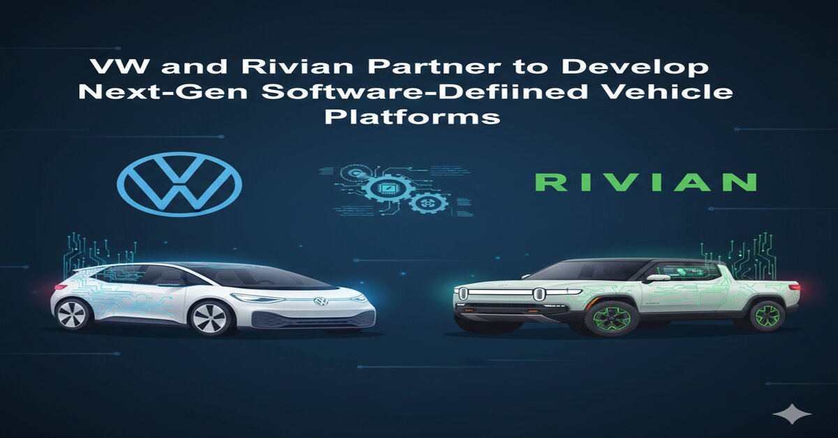 VW and Rivian Partner to Develop Next-Gen Software