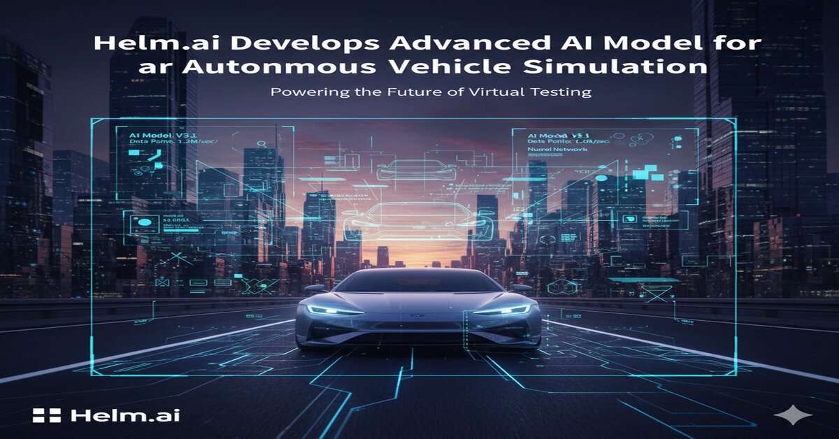 Helm.ai Develops Advanced AI Model