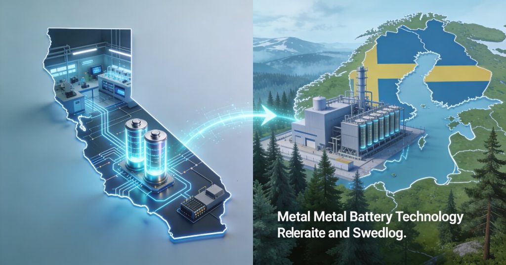 Northvolt to Relocate Lithium-Metal Battery Technology from California ...