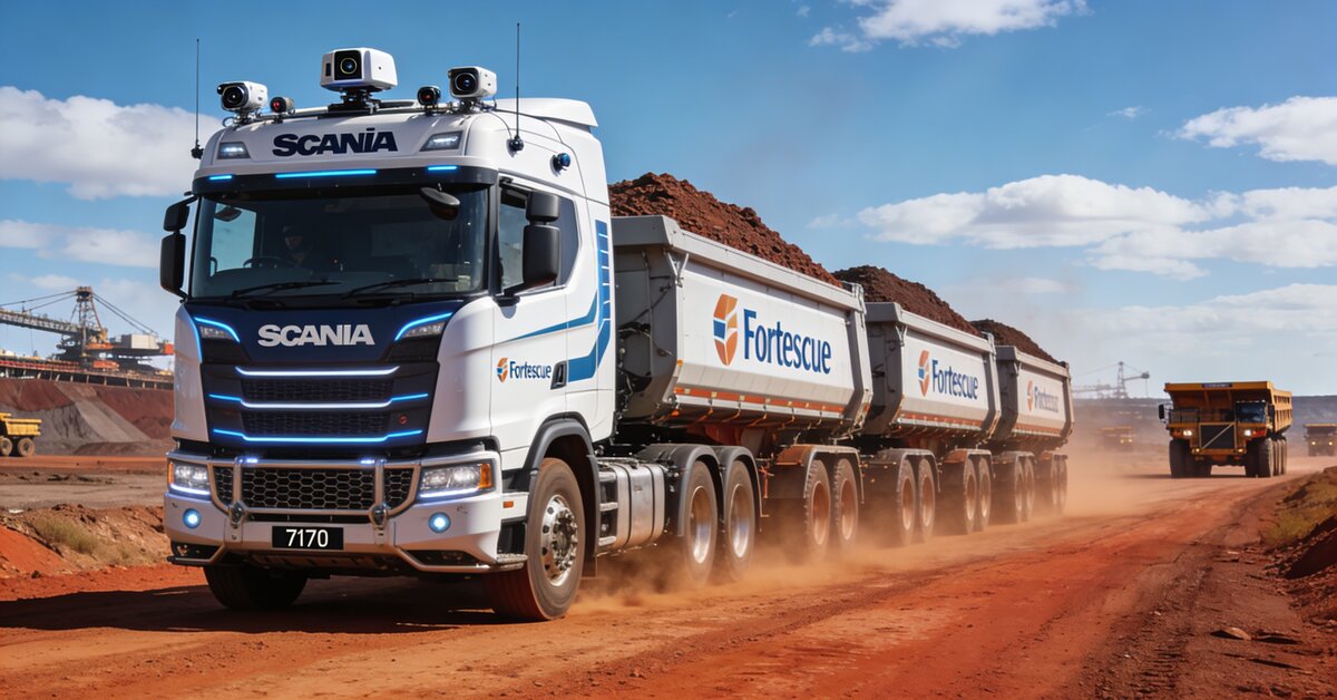 Scania and Fortescue Partner to Develop Autonomous