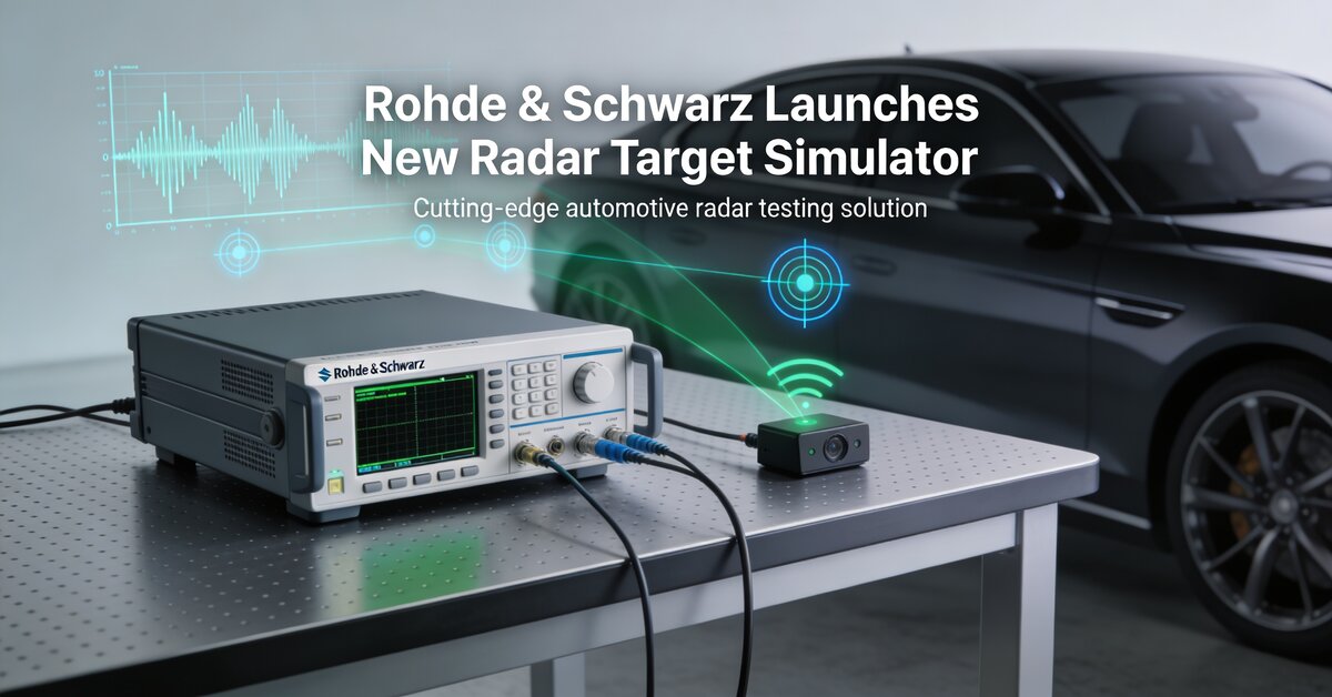 Rohde & Schwarz Launches New Radar Target Simulator
