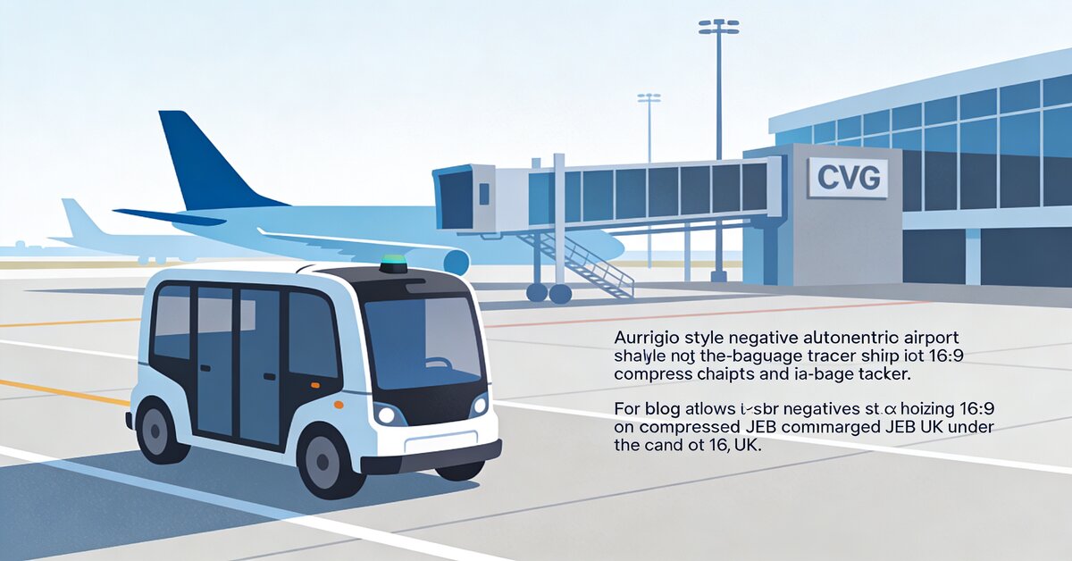 Auto-DollyTug at CVG Airport terminal