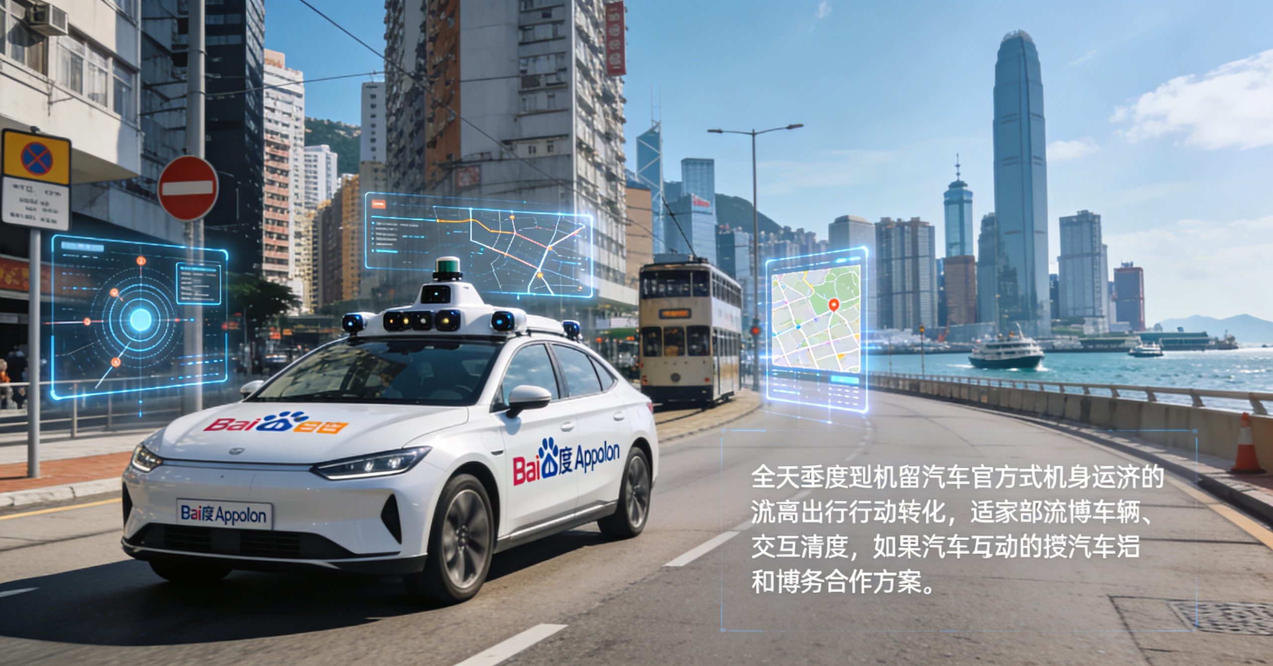 Autonomous vehicle testing in Hong Kong by Baidu
