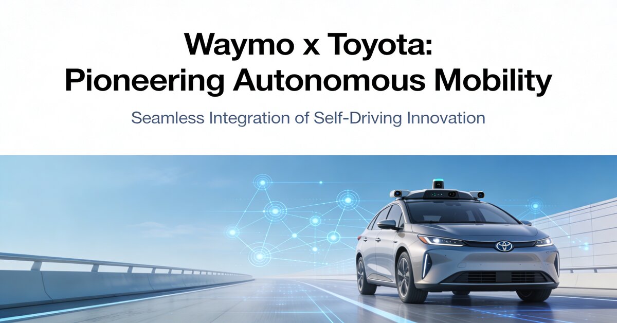 Waymo and Toyota partner on self-driving cars