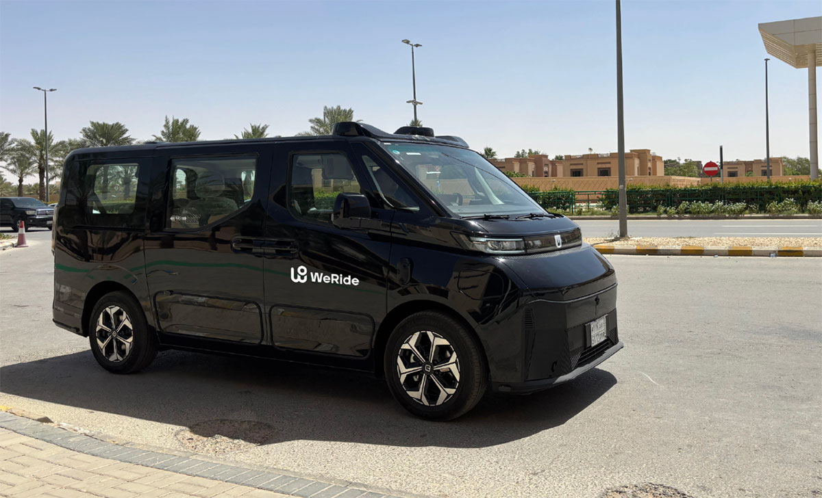 WeRide Robotaxi in Saudi Arabia