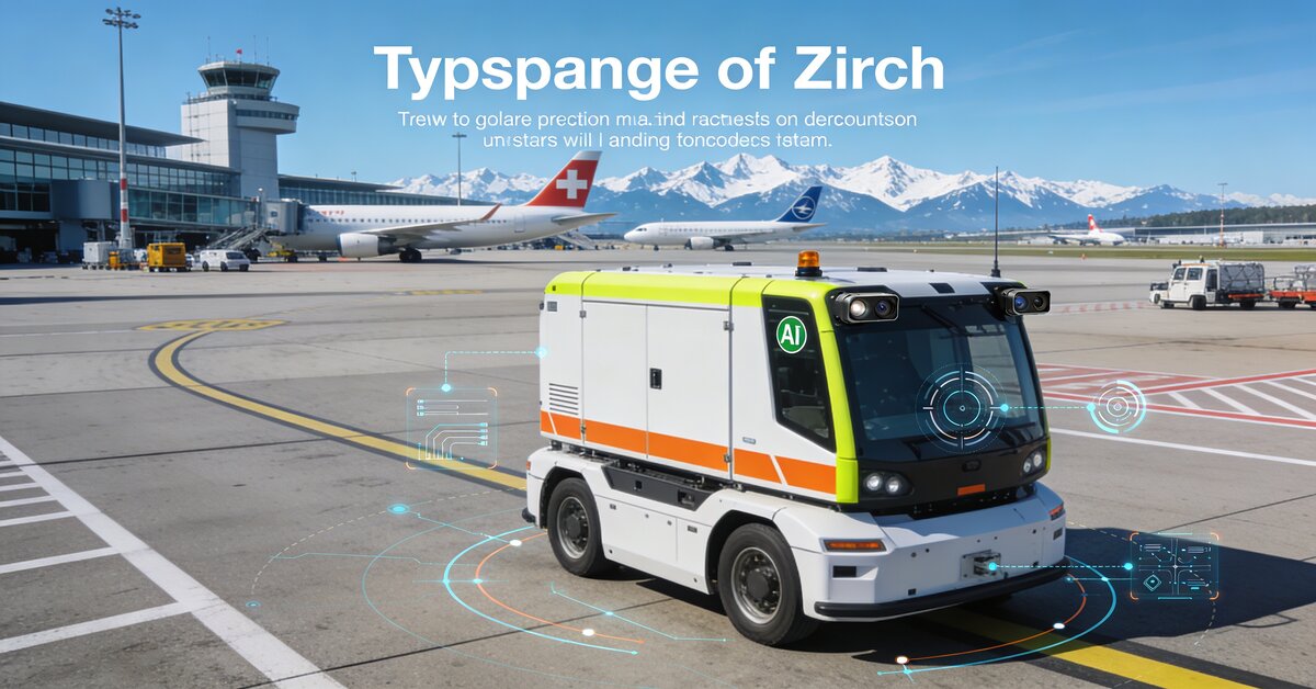Autonomous ground vehicle at Zurich Airport trial