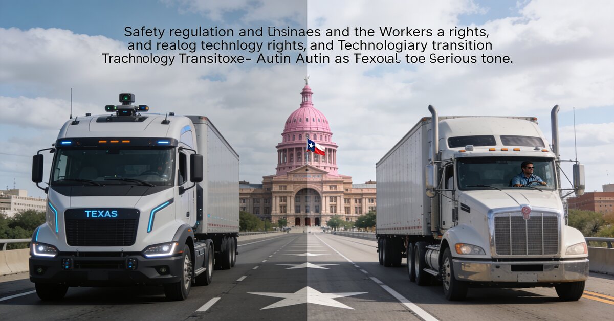 Teamsters protest AV trucks, demand safety laws.