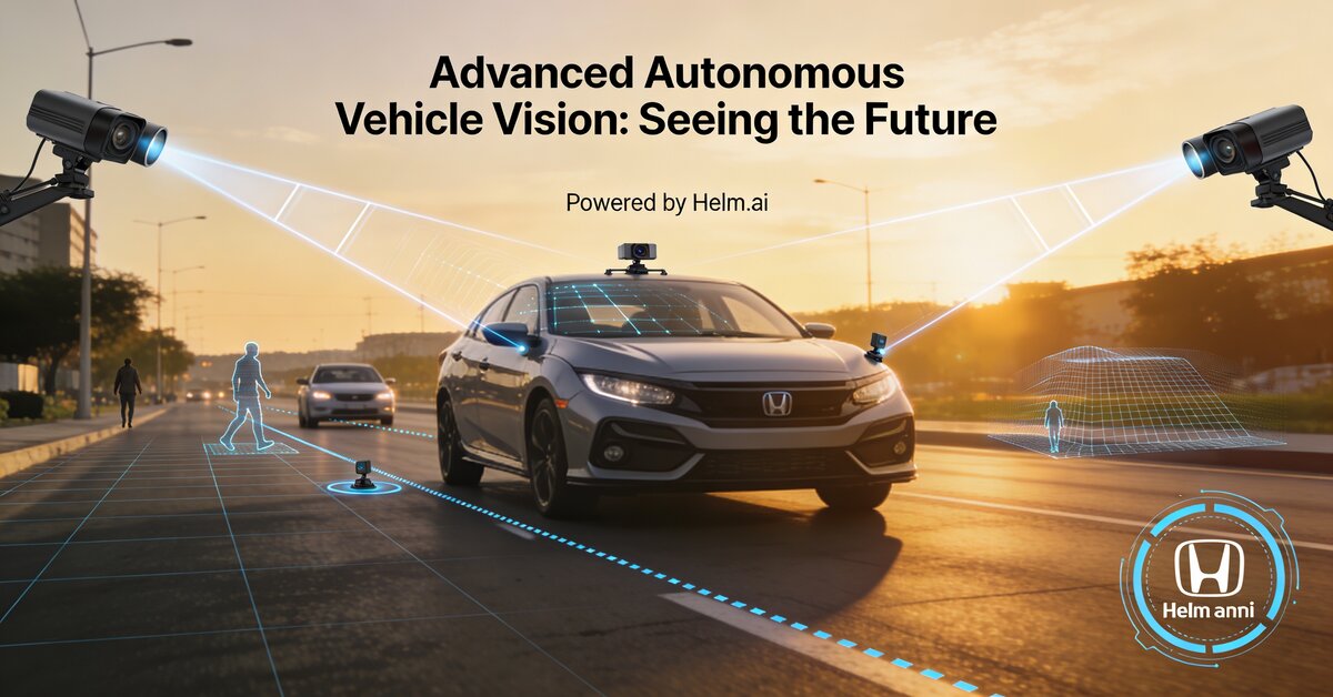 Helm.ai Vision powering Honda's self-driving tech