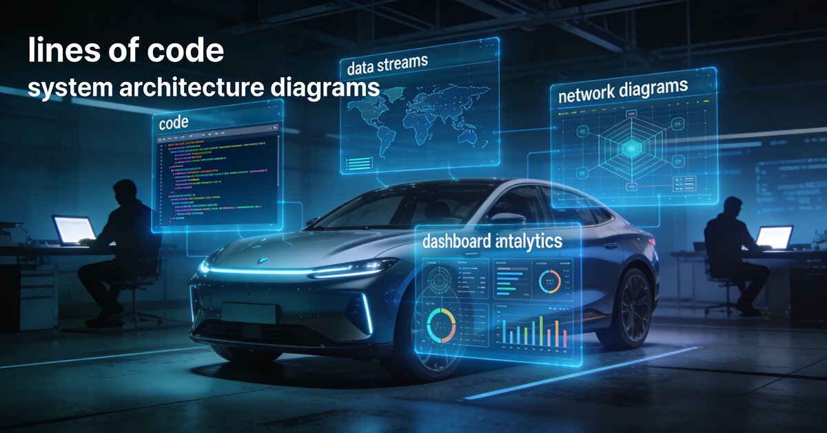 Automotive software development in progress