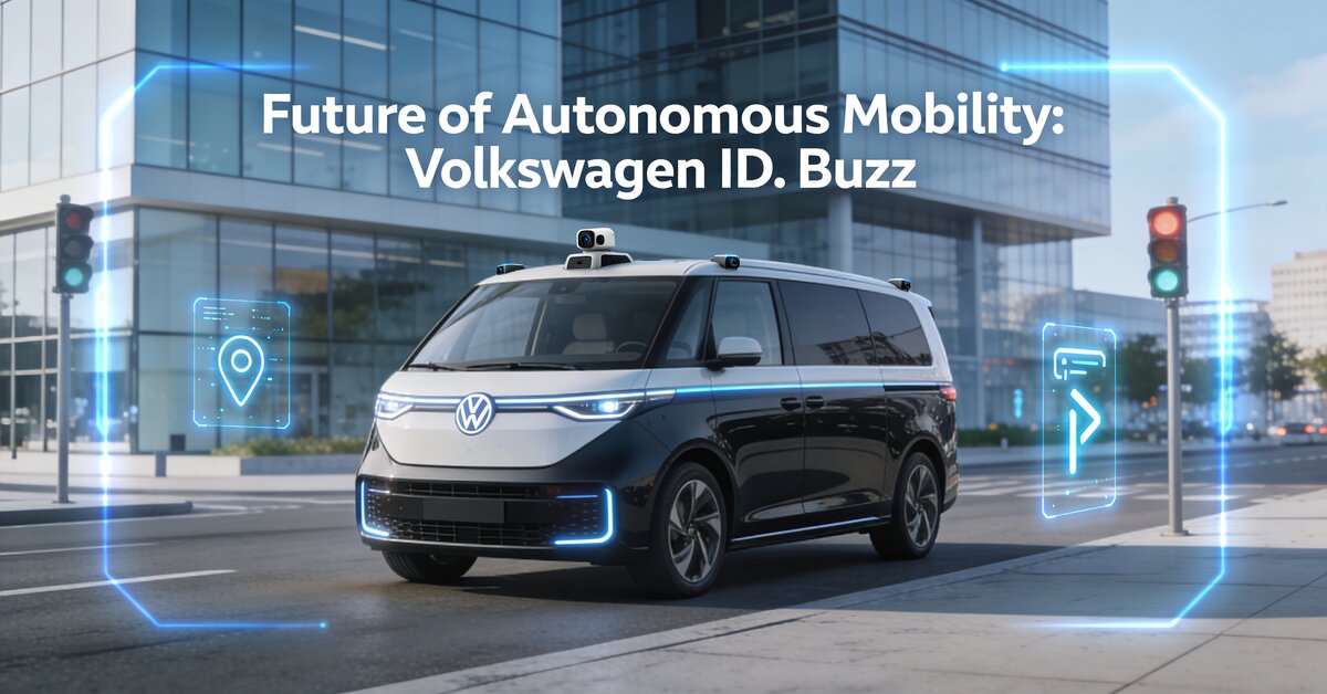 MOIA and Volkswagen Launch First Series-Production ID. Buzz AD for Autonomous Ride Services