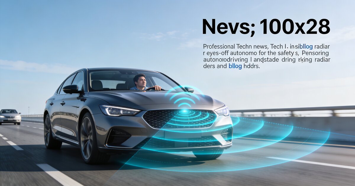 Radar sensor for autonomous driving