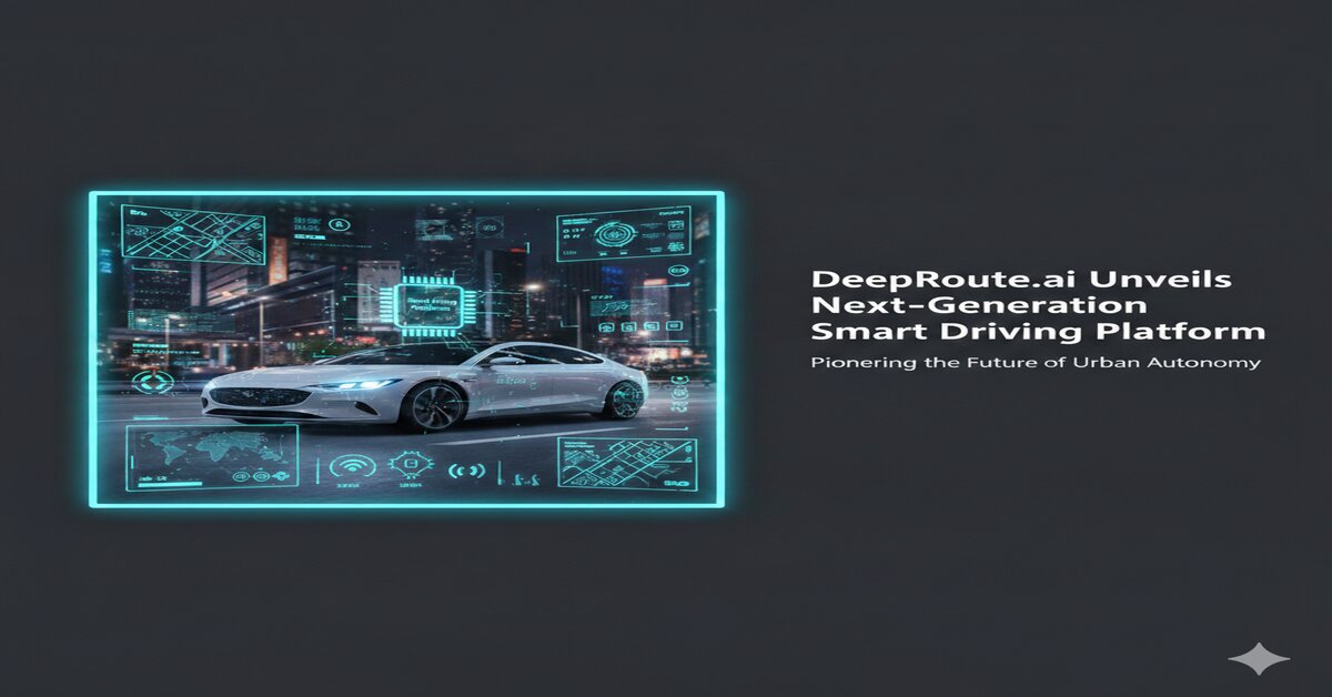 DeepRoute IO 2.0 smart driving platform