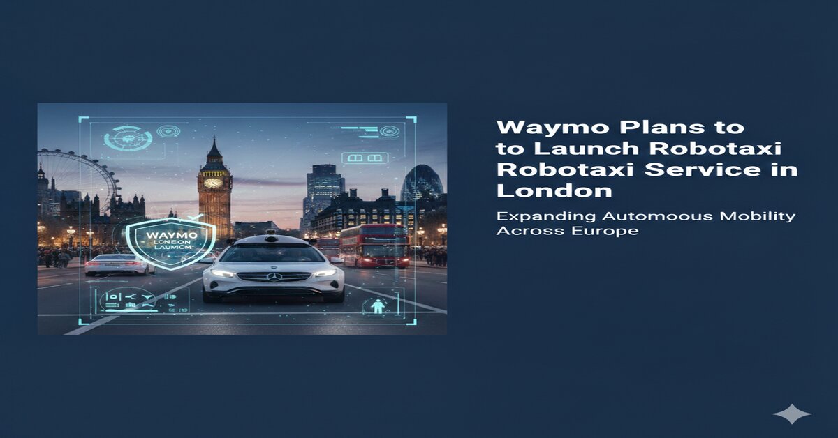Waymo’s Robotaxis in London