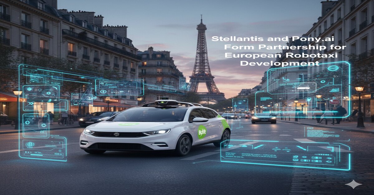 Stellantis Teams Up with Pony.ai