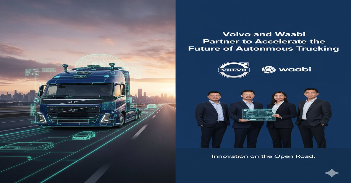 Waabi, Volvo Join Forces on Self-Driving Trucks