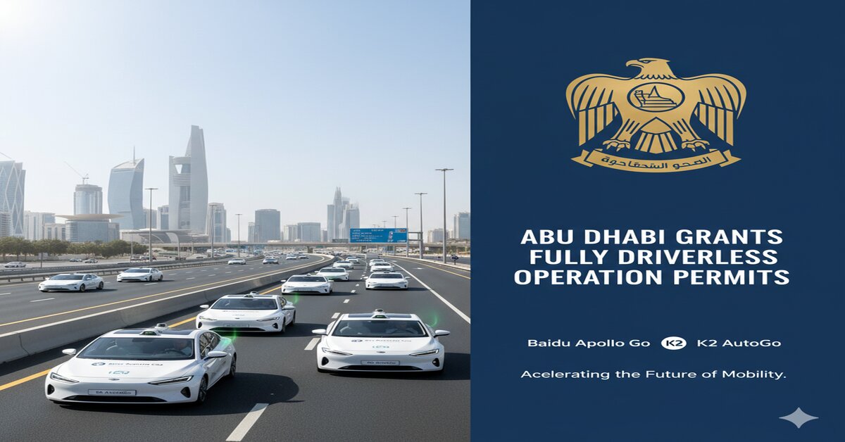 Fully Driverless Services in Abu Dhabi