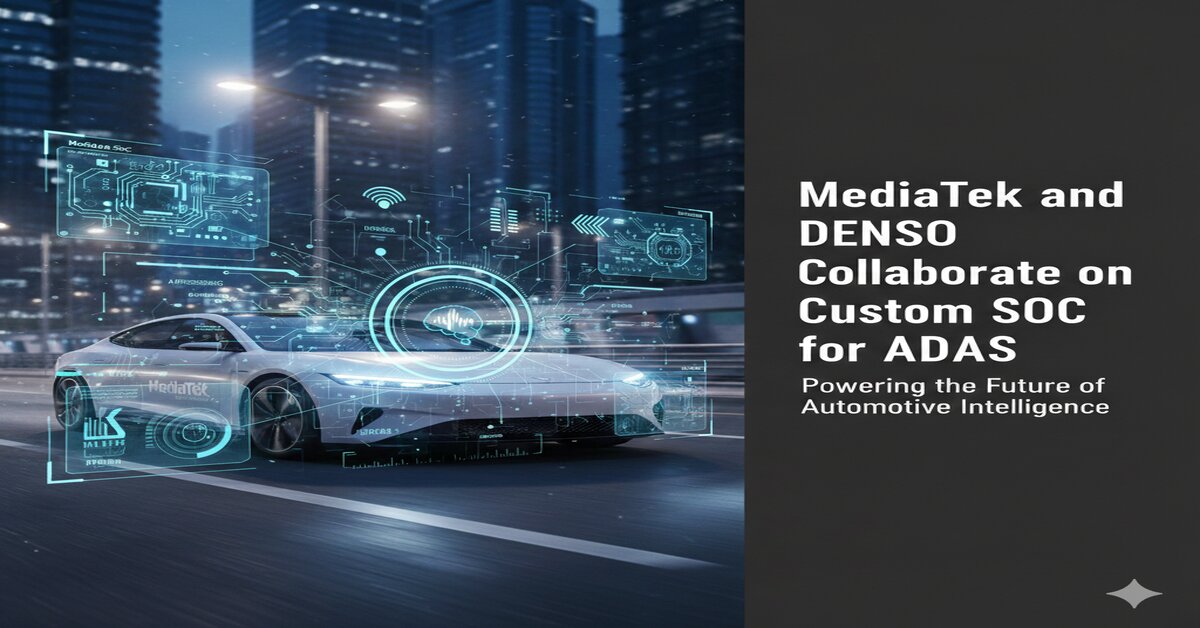 MediaTek, DENSO Partner to Build Custom ADAS