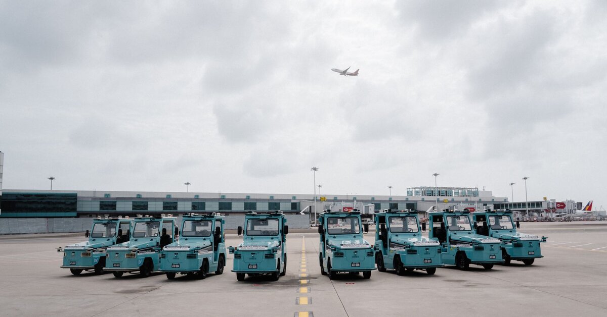 Changi Airport Adopts Autonomous Tractors